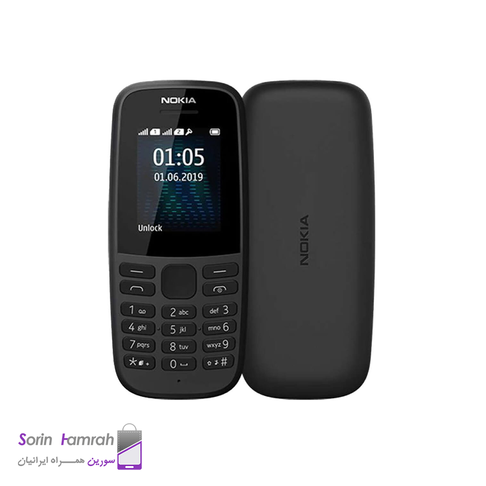 گوشی موبایل نوکیا مدل Nokia 105 FA (2019)  دو سیم کارت